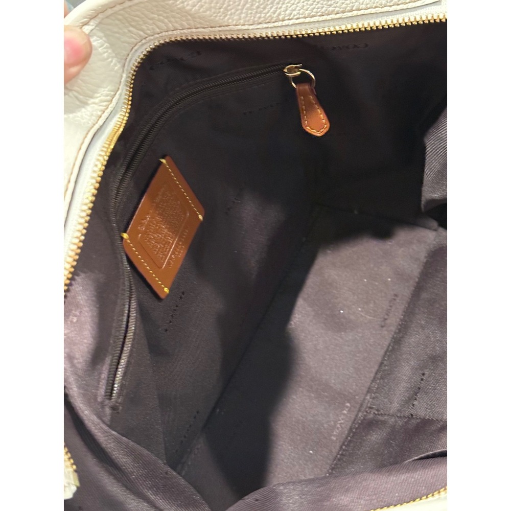 Coach x Disney Minnie Mouse White‎ Leather Tote Bag - Picture 14 of 17